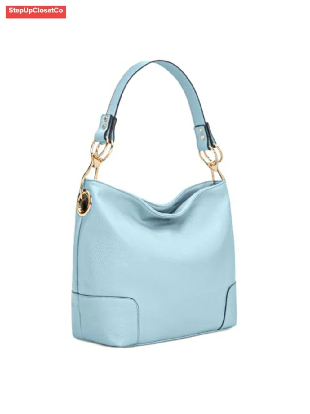 Faux Leather Hobo Bag Top Handle Shoulder Purse for Women